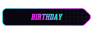 Birthday Panel from Cute Vibrance Panels Theme.